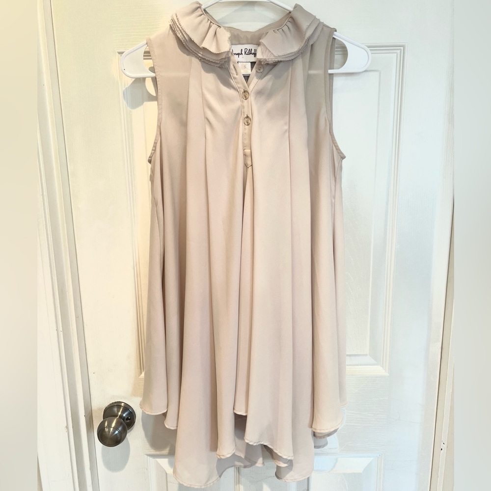 Joseph Ribkoff Sleeveless Cream Blouse